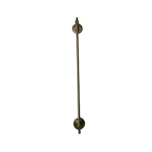 Modern Brush Gold 21" Hand Towel Bar Wall Mounted Stainless Steel Bath Shower